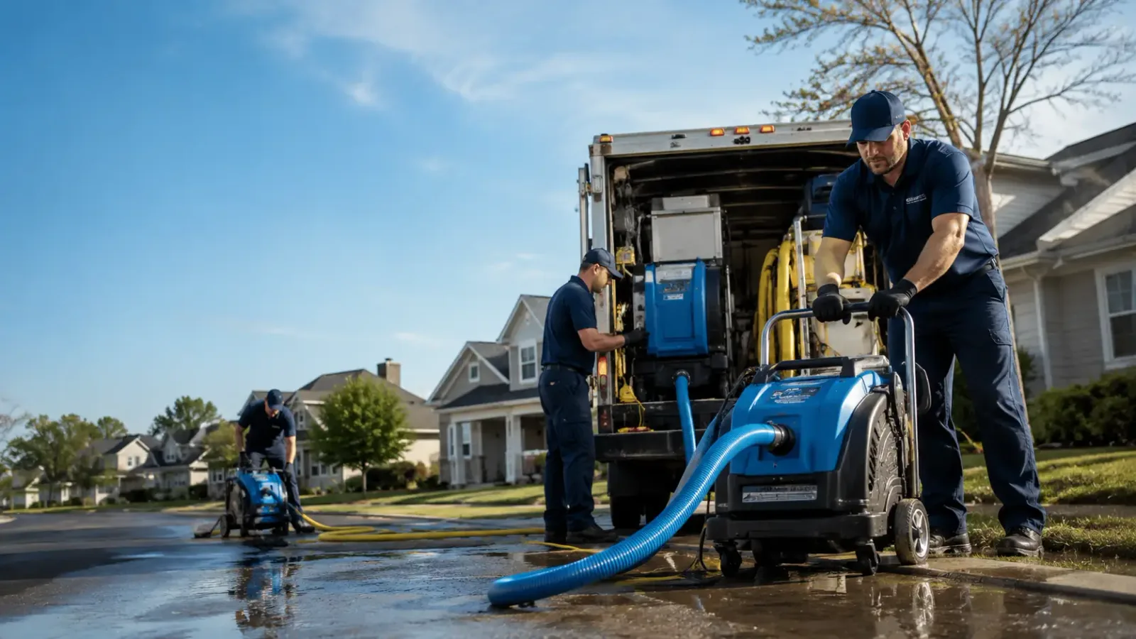 Flood Damage Cleanup in Old Fields, WV